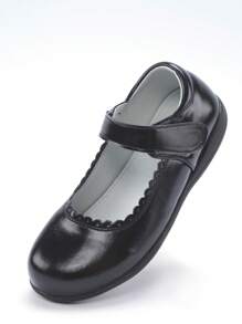 Children Black Leather Shoes, School Uniform Shoes For Girls