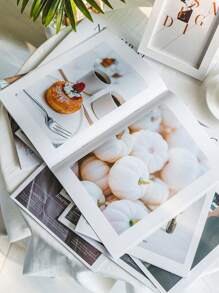 1Set Ins Style Simple English Magazine, Shooting Background, Ins Style Simple English Book,Live Photo Props, Street Shooting Decoration, Decorative Ornaments, Suitable For Food, Jewelry, Jewelry, Cosmetics Shooting Background Gifts Birthday Graduation