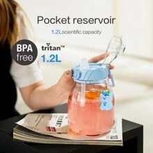 LocknLock 大容量吸管杯，大容量水瓶 - Bubba Bucket