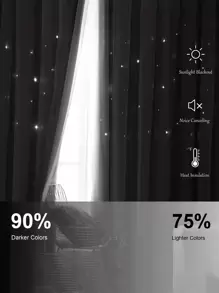 Curtains - Blue(1pcs) - View 9