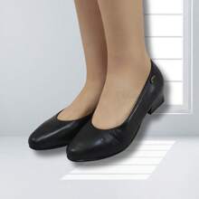 Women Uniform Dress Shoes - 黑色 - 查看 2