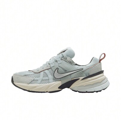 Nike V2K Run Women's Low-Cut Comfortable And Versatile Slip-Resistant And Wear-Resistant Casual Running Shoes, Grey-Brown FN6703-003
