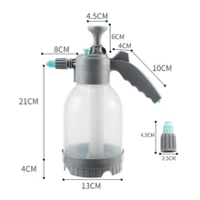 2L Handheld Pump Sprayer Hand Pneumatic Foam Cannon Snow Foam Car Wash Spray UK,Garden Tools, Gardening Tools For Garden - Beige - View 2