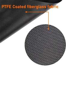 8pcs Black Gas Stove Oil-Proof And Washable Protector Pad, Burner Protection Mat, Stain And Heat Resistant, Made Of PTFE Material, Suitable For Household Gas Stove. - Multicolor - View 6
