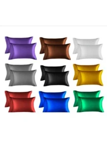 Pillowcases & Shams - Màu hồng gỉ - Xem 2