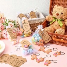 30 Pcs Premium Clear Organza Bags, White Wedding Gift Bags, Jewelry Gift Bags, For Party, Jewelry, Christmas, Holiday, Bathroom Soaps, Cosmetic Organza Gift Packing Supplies, Drawstring Gift Bags - Multicolor - View 3