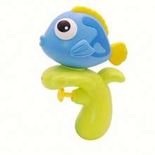 1入水下動物迷你卡通水槍玩具，迷你卡通水槍，小丑魚、多利魚，可愛的動物嬰兒浴室浴玩具，適用於泳池噴水、沙灘、戶外玩水、假日禮物，夏季戶外遊戲用品游泳池 - 彩色 - 查看 12