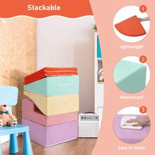 Foam Climbing Blocks For Toddlers And Preschoolers, Soft Climbing Indoor Set, Active Play Set For Climbing, Crawling, And Sliding, 6PCS, Indoor Climbing Mat For Kids, Indoor Building Blocks And Games For Children