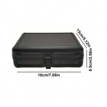 Graded Card Case Storage Box Single Card Brick Alloy Holder For PSA,BGS Graded Trading Card Slabs For Sports TCG PTCG Graded Cards For  Cards And Other Collectible Cards(Not Include Card) - Black - View 2