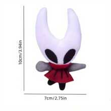 9cm《空洞騎士》角色扮演玩具毛絨禮品鑰匙扣配件 - 彩色 - 查看 2