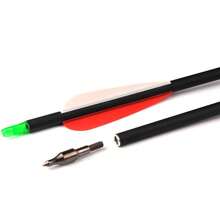 12X 28 Inch Carbon Arrows 7.8mm Spine 500 7.8mm Archery For Compound Recurve Bow - Red - View 11