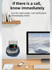 Wall Mounted Stand Compatible With Apple Watch Stand Holder , Apple Watch Charging Station Dock Charger Holder Compatible With All Apple Watch Series Ultra/SE/9/8/7/6/5/4/3/2/1,49/45/44/42/41/40/38mm (Not Include Charger) As A Gift For Students Returning To School