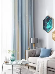Curtains - Blue(1pcs) - View 7