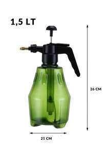 Pulverizador Manual de Plástico Com Regulagem Esguicho Multiuso 1,5 Litros - Multicolorido - Visão 6