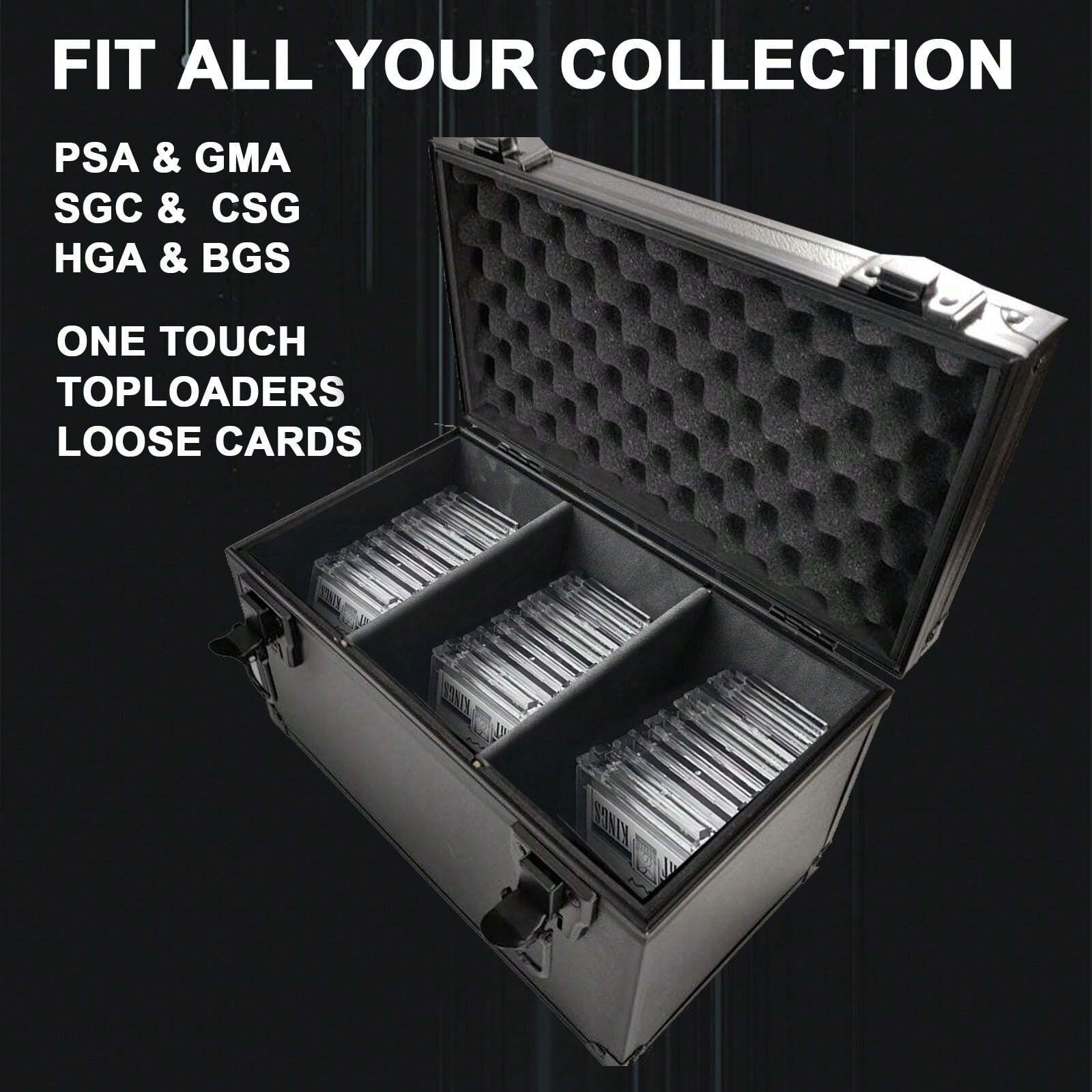 1pc 3Row Graded Trading Cards Storage Box For PSA CSG BGS SGC Card