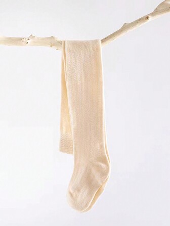 4pcs Girls' Summer Mesh Thin Mesh Baby Toddler Tights Solid Color Mosquito-Proof Pantyhose