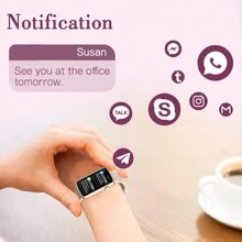 Smart Watches For Women Compatible With IPhone Android Phones, Slim Women's Fitness Bracelet Sports Tracker Digital Watch Step/Sleep Monitor