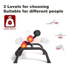 MBB Mini Inversion Table, Stretching Training Machine Relieve Back And Waist Pressure,Ab Workout Machine For Home Gym,Ab Trainer,Full Body Stretch Machine,Sit Up Training Equipment - Red - View 7