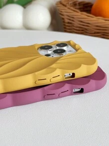 Etui na telefon w kolorze lodów Nowatorska ulga w drzewie Liść Falowanie wody Antypoślizgowa Wytrzymała tylna obudowa z TPU Kompatybilna z iPhonem 15 14 13 12 11 XR Pro Max Plus