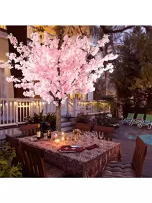 Handmade Natural Fake Cherry Blossom Pink Trees For Indoor Decoration, Outdoor Parties, Weddings, And Christmas And Christmas Decorations - Four sizes - View 7
