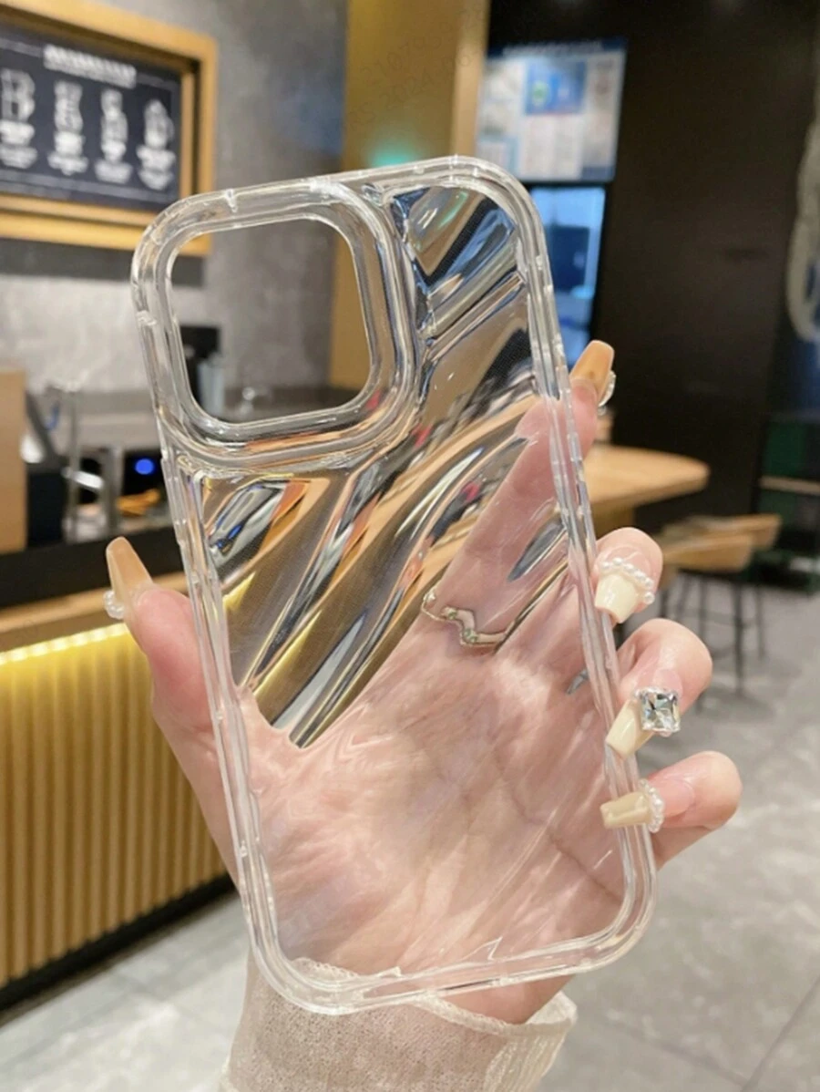 Transparent And Cute Material Clear Phone Protective Case Compatible With IPhone 14/15 With Creative Phantom Color; Compatible With IPhone XS/7/8 Plus/XR/GE/S2/XS Max; Compatible With Apple IPhone P15/Promax/XA/XA Max P14/P13/P12 And P11 - Clear - View 1