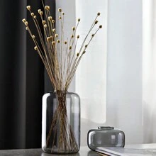1 pezzo Vaso in vetro colorato stile INS, bottiglia per aromaterapia decorazione da tavolo, decorazione per la casa, contenitore idroponico per fiori personalizzato, decorazione per la casa, vaso per fiori, centrotavola, decorazione tavolo