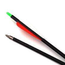 12X 28 Inch Carbon Arrows 7.8mm Spine 500 7.8mm Archery For Compound Recurve Bow - Red - View 10
