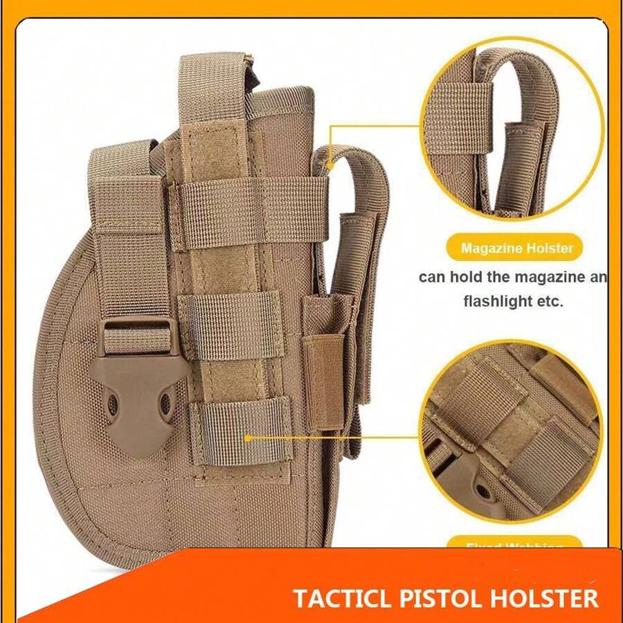 Real CS Training Tactical Gun Holster, Outdoor Waist Pack For Universal Manba Quick Draw Invisible Gun Holster - Multicolor - View 1