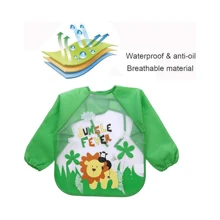 1/3/6 件装儿童艺术罩衣长袖防水儿童绘画围裙绘画服艺术家围裙幼儿美术用品，儿童围裙，围裙，儿童围裙，围裙>儿童，儿童围裙，儿童绘画围裙