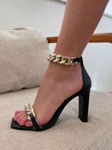 Women Heeled Sandals - màu đen - Xem 1
