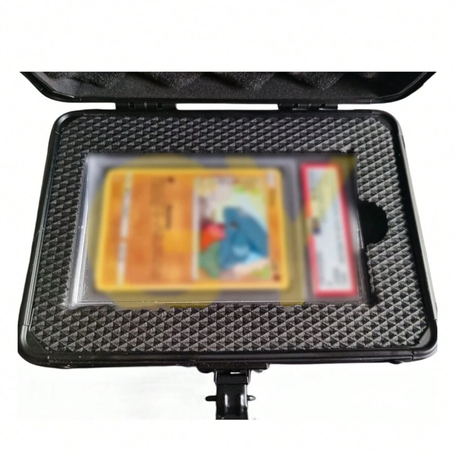 Graded Card Case Storage Box Single Card Brick Alloy Holder For PSA,BGS Graded Trading Card Slabs For Sports TCG PTCG Graded Cards For  Cards And Other Collectible Cards(Not Include Card) - Black - View 1