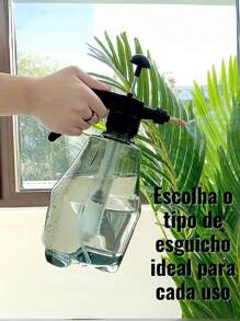 Pulverizador Manual de Plástico Com Regulagem Esguicho Multiuso 1,5 Litros - Multicolorido - Visão 3
