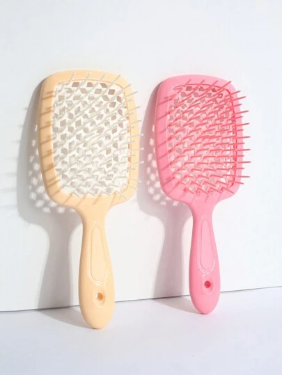 1PC/2 PCS Hair Brush, Detangling Hair Brush Wet & Dry Vented Detangling Hair Brush, Combing Through Curls & Removing Tangles, Lightweight Hair Accessories For All Hair Type,Hair Brush,Comb,Hair Tools,Hair Products And Accessories For Barber Salon Beauty Travel Essentials,Back To School,Travel Holiday Essentials,Hair Accessories For Women,Brush,Hair Brushes,Edge Brush,Brush Hair,Hair Comb,Comb Hair,Detangling Brush,Ball Brush,Mini Hair Brush,Hair Brush Set,Wooden Comb, Comb, Slick Back Brush, Hairbrush, Edge Brush, Brush Hair, Hair Comb, Hair Brush Set, Comb Hair, Mini Hair Brush, Detangling Brush,Hair Products, Hair Tools, Hair Stuff, Hair Care, Curly Hair Brush, Barber, Barber Accessories, Hairdressing Equipment,Travel Essentials,Hairstyle,Hairdressing