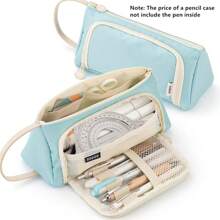 Tragbare Federtasche, Stifteetui mit großer Kapazität, multifunktionaler Stifthalter, süßes Lernwerkzeug, Aufbewahrungstasche für Büro und Schule, Geschenk für Makeup-Sammlung, Schreibtischorganizer / Federtasche mit großer Kapazität, Schülermäppchen, Stiftaufbewahrung, Schulmaterialien, Stiftbehälter, Stifte-Taschen, Büromaterialien, Schulmaterialien, Vielfunktions-Stifteetui, Große Federmäppchen, Taschen, Bürostifte, Schulsachen - 21 cm * 11,5 cm * 8,5 cm - Übersicht 16