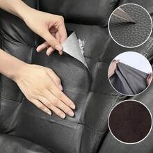 2pcs 20*30cm Car Seat Self-Adhesive Leather Repair Patches, Self-Adhesive Leather Renovation Patches For Sofas, Benches, Furniture, Car Seats
