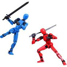 儿童迷你活动玩偶房间装饰 - 藍色和紅色 - 查看 2