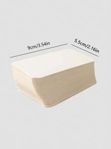 100pcs Diy Hand-Drawn Cards For Leaving Messages With Blank English Word Cards And Kraft Paper Postcards, Randomly Packed In A Box - Camel - View 8