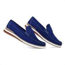 Men Loafers - Azul - Ver 4