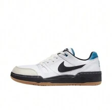 Nike Giày trượt ván toàn lực nam thoải mái và đa năng chống trượt và chống mài mòn Đen/Trắng/Xanh HJ7262-100 - Đen và trắng - Xem 1