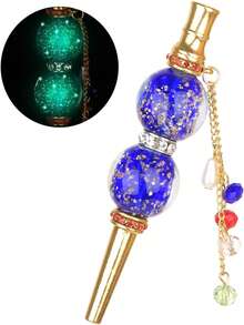 1pc Shisha Hookah Tips Diamond Hookah Accessories Luxurious Cigarette Holder Hose Interface Accessories Metal Alloy Zirconia Nozzle Creative Gift - Multicolor - View 1