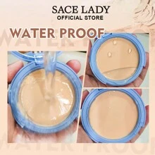 Polvo facial SACE LADY Mate, control de brillo, larga duración, maquillaje facial perfecto con espejo