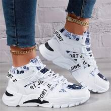 Women's Thick-Soled Fashionable Casual Running Shoes, Comfortable, Lightweight Outdoor Sports Shoes