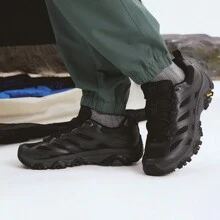 MOAB 3 EDGE-wandelschoenen, nieuwe versie met veters, antislip, slijtvast, schokabsorptie, professionele bergschoenen voor heren