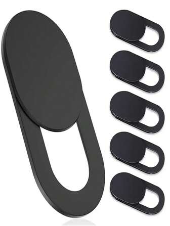 10 PCS Webcam Cover Shutter Magnet Slider Plastic Camera Cover Compatible With Ipad Tablet Web Laptop Pc Camera Mobile Phone Lenses Privacy Sticker
