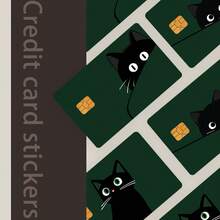 Card Sticker, 4pcs Ultra-Thin Skin Stickers For Card - Cute Cat Card Skin, Suitable For Credit Card, Key Card, Ultra-Thin Waterproof, Scratch-Resistant, Anti-Slip, Savings Card, Decorative Sticker - Multicolor - View 10