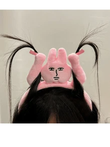 New Red Rabbit Ears Hair Hoop, Funny And Interesting Hair Accessories For Girls