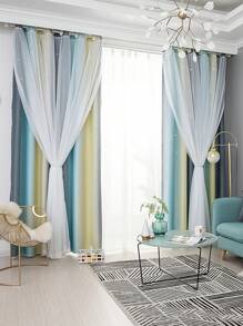 2 Paños Cortinas Blackout 2.64 X 4 M Habitación Sala de Estrella Cortinas 84 pulgadas de Dormitorio con Paneles Draperie de Doble Capa Colorida Verde grisáceo y verde rosa, 2 paneles con aislamiento térmico, cortinas largas y cortinas,oscurecimiento de la habitación, cortinas grises con ojales para sala de estar, recámara, ventana Diferentes tamaños para que elijas,Cortinas opacas con diseño de arcoíris degradado, dormitorio, sala de estar, oscurecimiento a rayas, doble capa, con corte de estrella, decoración del hogar, cortinas de ventana con ojales degradados,Antifrío, Cortinas Opacas de Estrellas para Salón, Decoración,Insonorización, aislamiento térmico Artículos para Ventanas Cortinas,Diferentes tamaños para que elijas (39 x 54 pulgadas, 54 x 63 pulgadas, 54 x 84 pulgadas) - Brote Verde - Ver 12