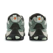 Giày leo núi ngoài trời MERRELL MOAB 3, có độ bám, giảm xóc, thiết kế cổ thấp dành cho nữ - Màu xanh lá cây đậm - Xem 4