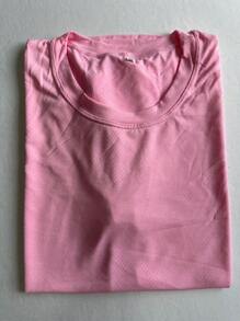 Women T-Shirts - 淺粉色 - 查看 2