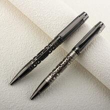 Luxury Hollow 308 Luxury Ink Ballpoint Pen,  Blue Ink Medium Point 0.7mm Smooth Writing Metal Ball Point Pen Signature Pen - 308 - View 3